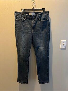 Women’s Dark Wash Straight-Leg Jeans - Blue